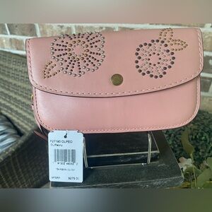 Coach 1941 Clutch (Wristlet/Wallet) with Tea Rose Rivets